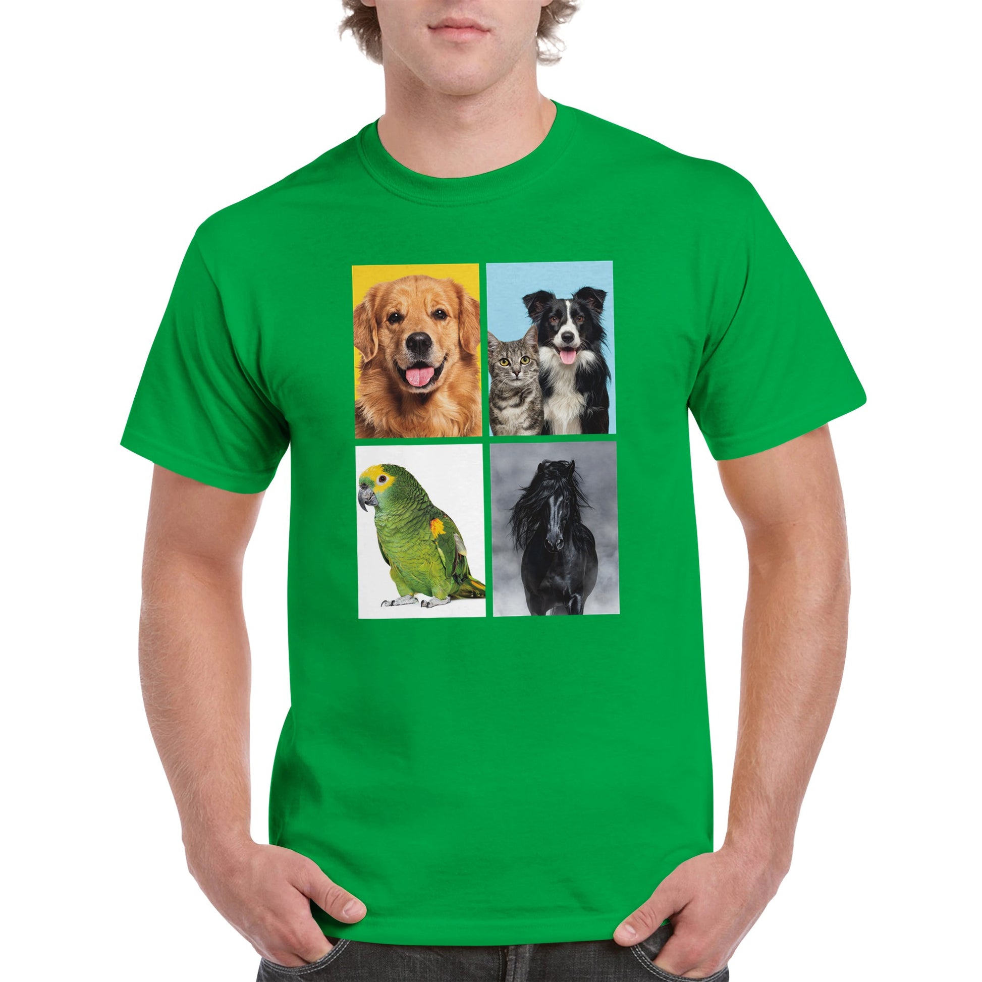 Personalised T-Shirt - Four Photo Upload - Men