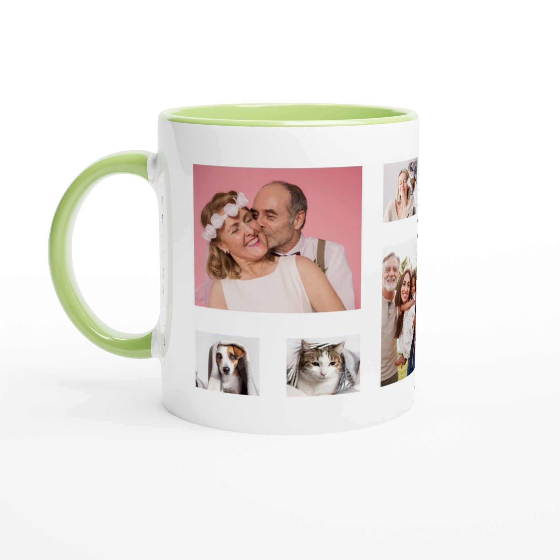 Personalised Mug - Two Photo Upload with Custom Text