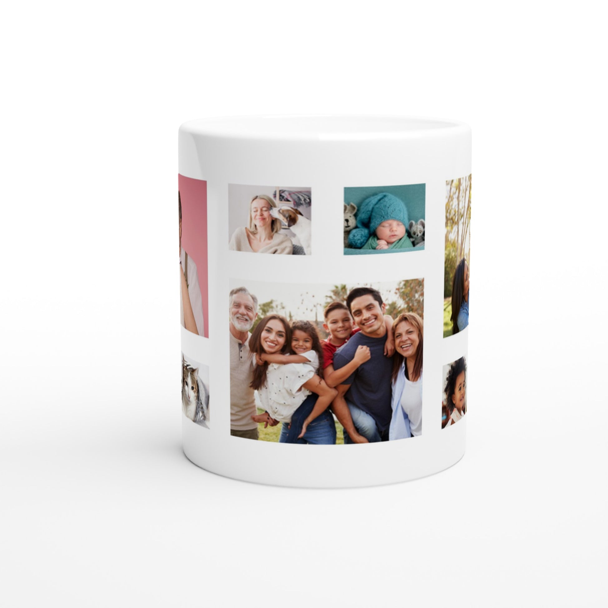 Personalised Mug - Nine Photo Collage Upload