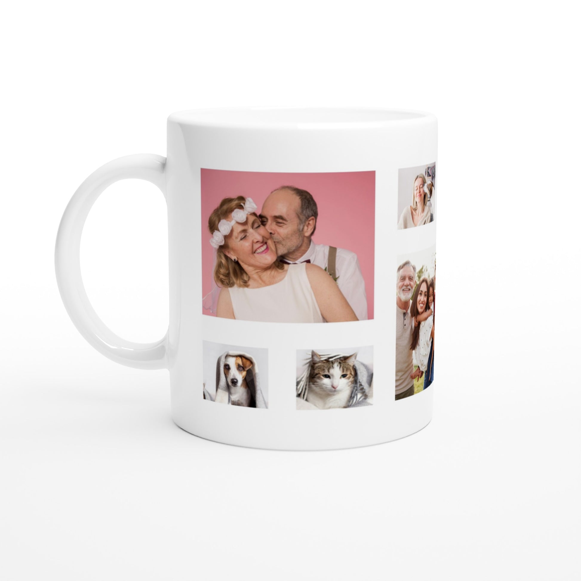 Personalised Mug - Two Photo Upload with Custom Text