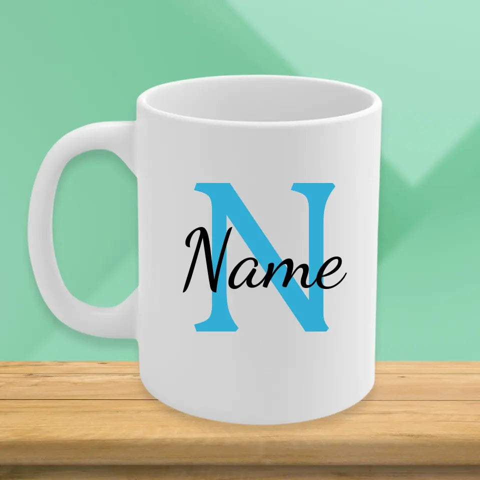 Mug with Initial and Name