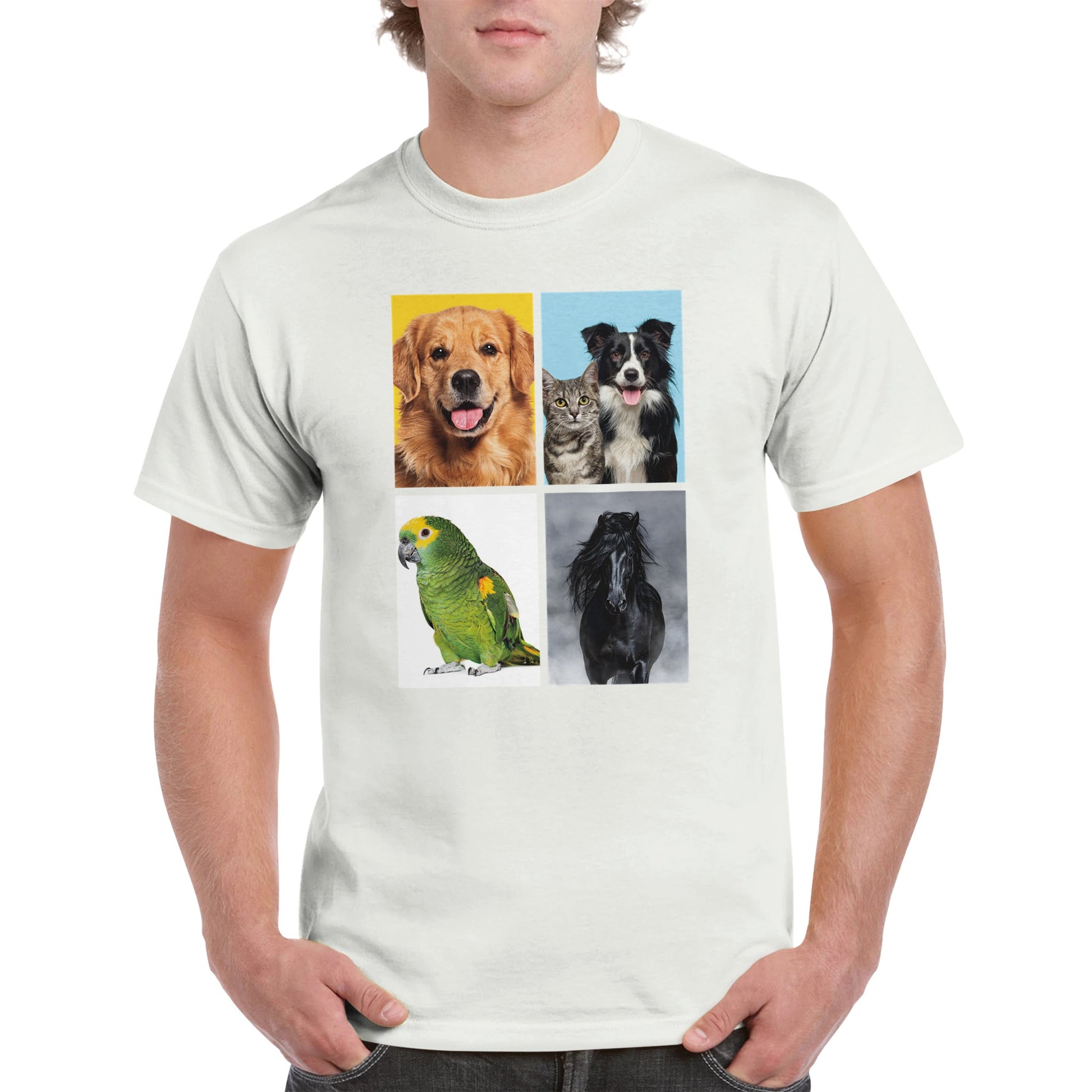 Personalised T-Shirt - Four Photo Upload - Men