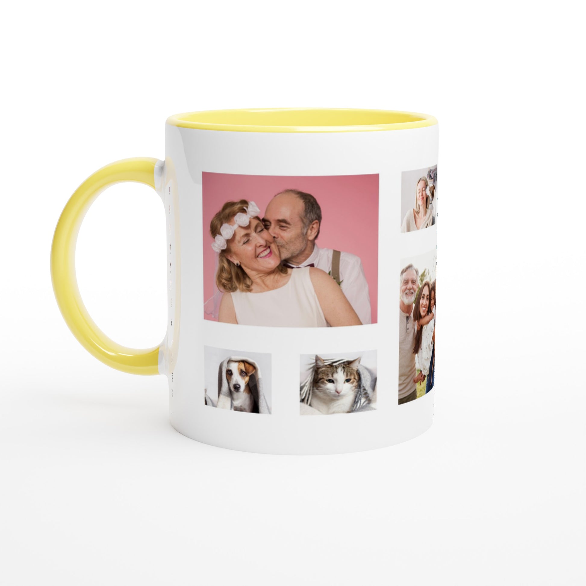 Personalised Mug - Two Photo Upload with Custom Text